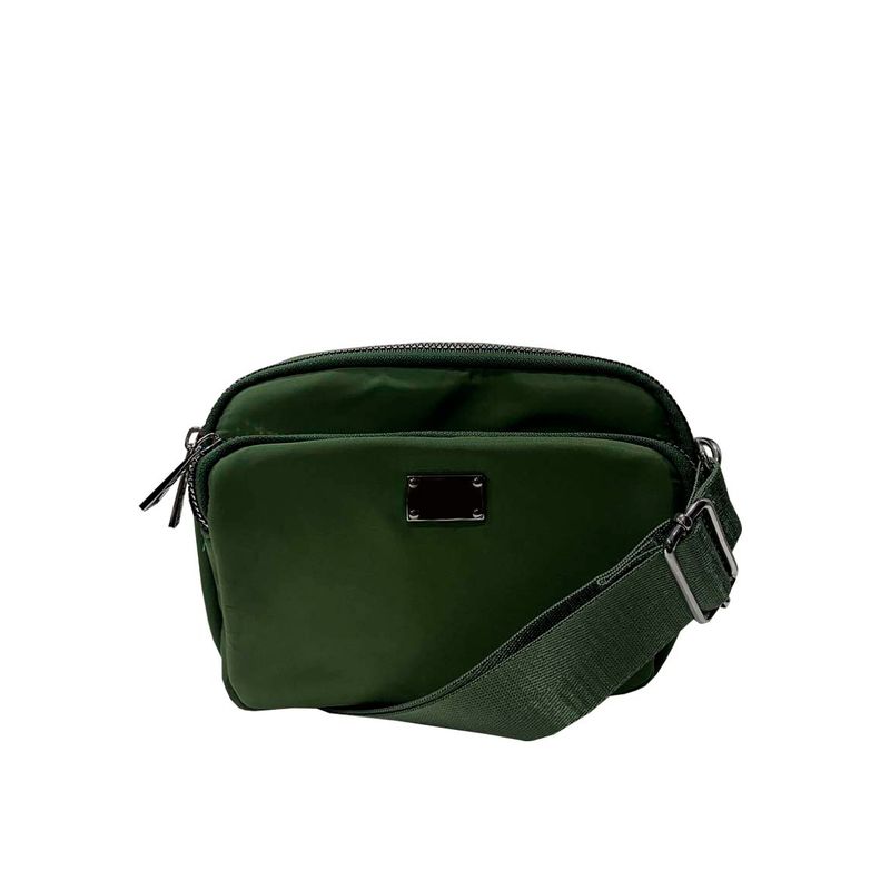 TODOPIEL - Cartera Textil Mujer Verde Todopiel