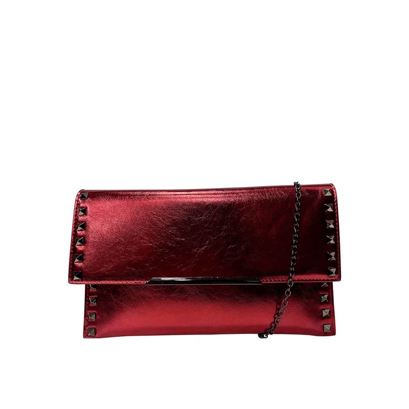 TODOPIEL - Cartera de fiesta Ecocuero Mujer Rojo Todopiel