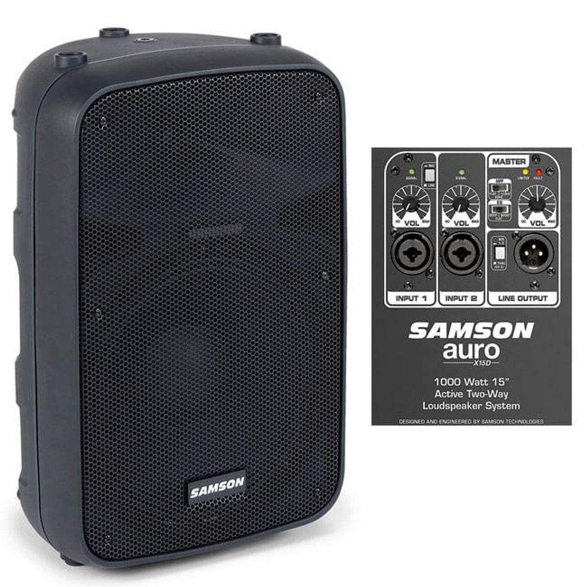 SAMSON - Caja Acústica Activa Samson AURO X15D - 500w