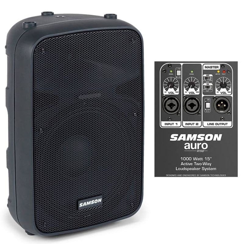 SAMSON - Auro X15D BK CAJA ACTIVA 15" 500 WATTS SAMSON