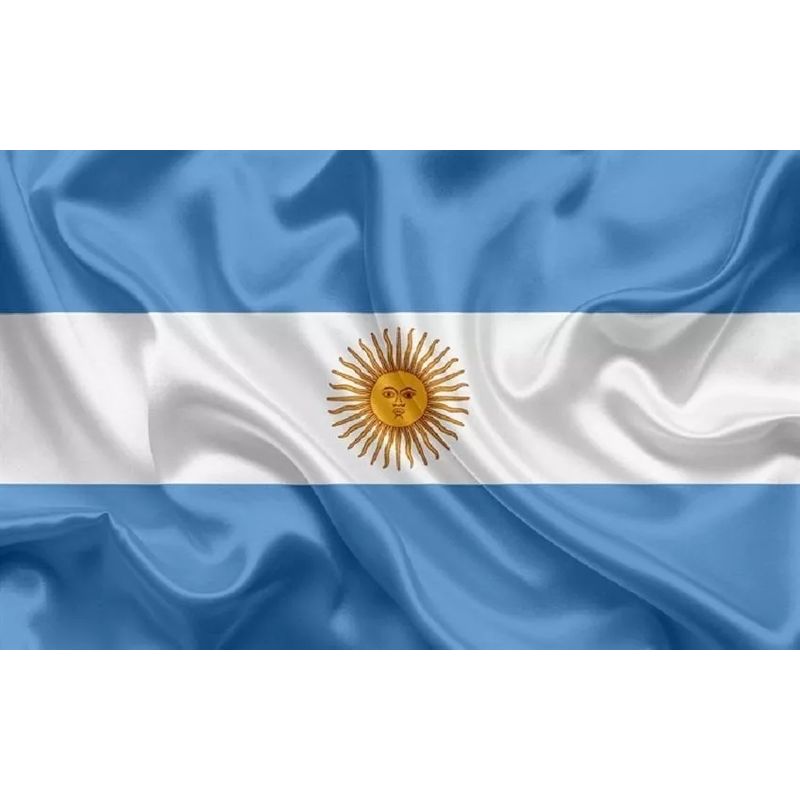 GENERICO - Bandera Estampada Argentina - S0001A