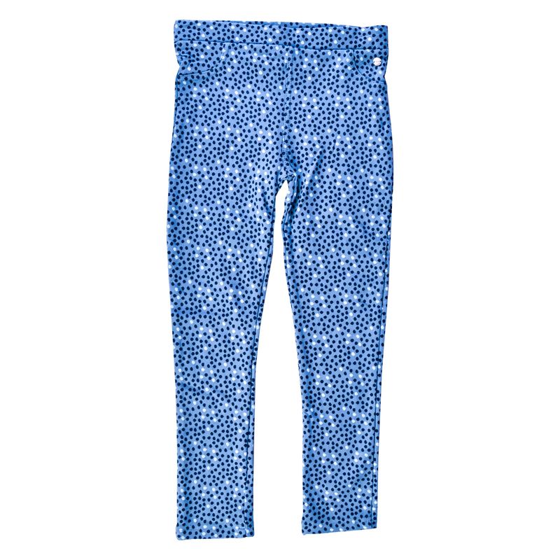 PILLIN - Calza Larga Estampada Niña Azul petróleo Pillin PILLIN