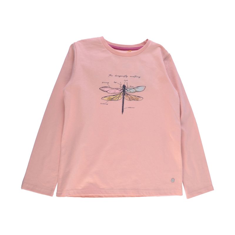 PILLIN - Polera Manga Larga Niña Naranja Pillin PILLIN