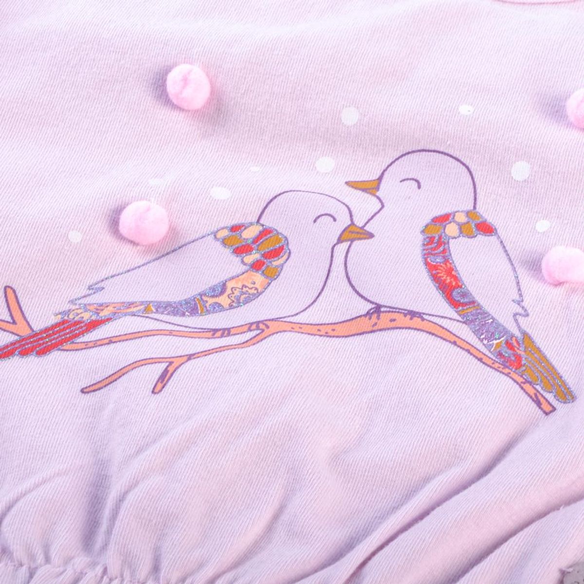 PILLIN - Polera Manga Larga Bebé Niña Rosado Pillin - Rosa