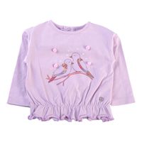 Polera Manga Larga Bebé Niña Rosado - Rosa