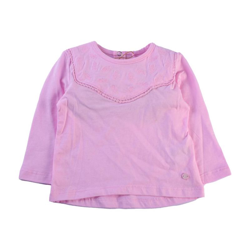 PILLIN - Polera Manga Larga Bebé Niña Rosado Pillin - Rosa