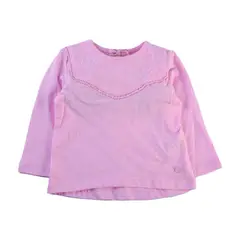 PILLIN - Polera Manga Larga Bebé Niña Rosado - Rosa