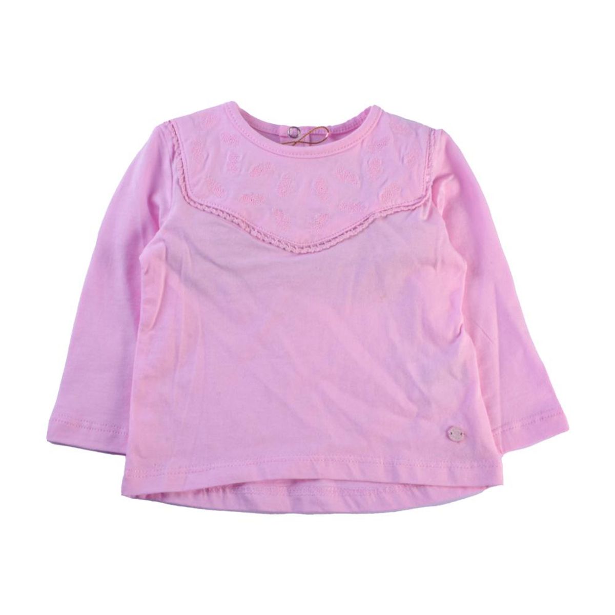 PILLIN - Polera Manga Larga Bebé Niña Rosado Pillin - Rosa