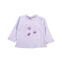 Polera Manga Larga Bebé Niña Lila