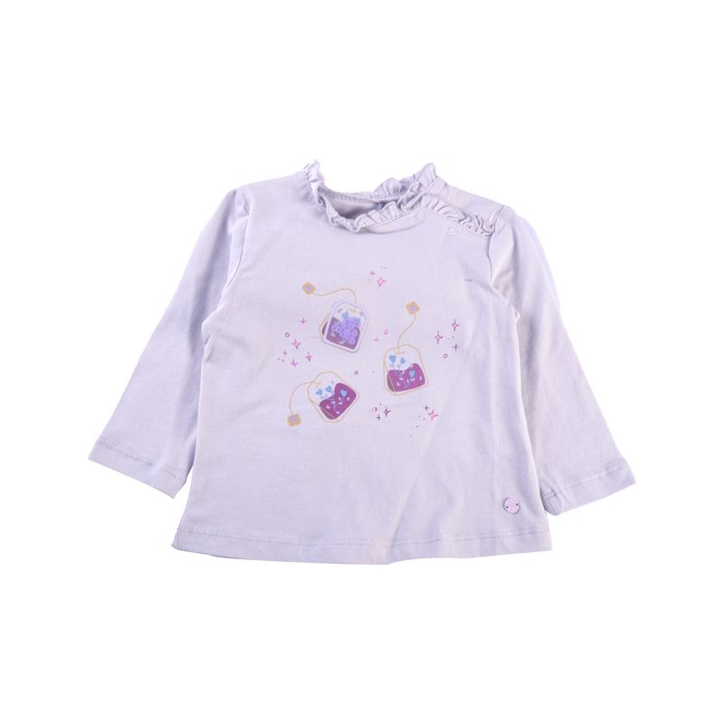 PILLIN - Polera Manga Larga Bebé Niña Lila Pillin PILLIN
