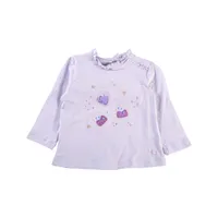 Polera Manga Larga Bebé Niña Lila