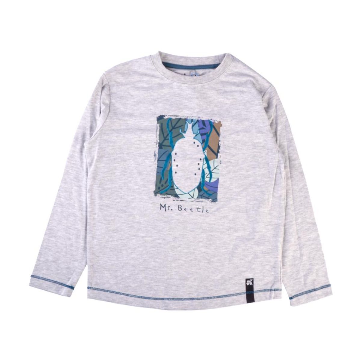 PILLIN - Polera Manga Larga Niño Gris claro Pillin PILLIN