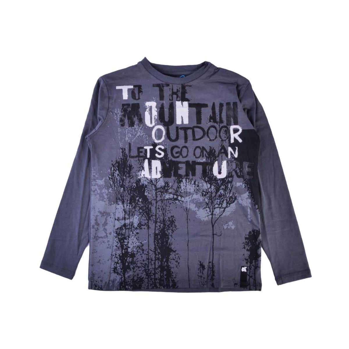 PILLIN - Polera Manga Larga Niño Gris oscuro Pillin PILLIN