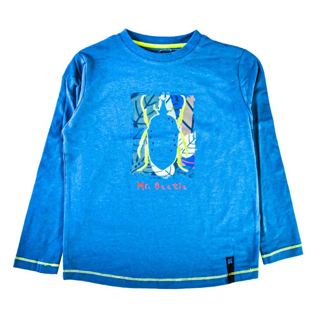 PILLIN - Polera Manga Larga Niño Verde oscuro Pillin PILLIN