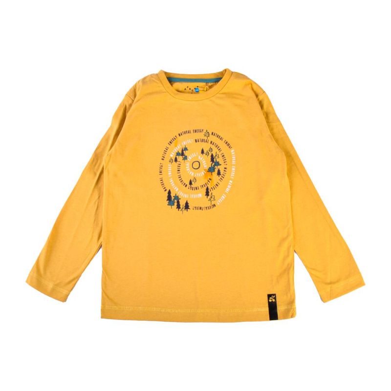 PILLIN - Polera Manga Larga Niño Mostaza Pillin PILLIN