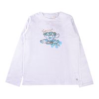 Polera Manga Larga Niña Crudo