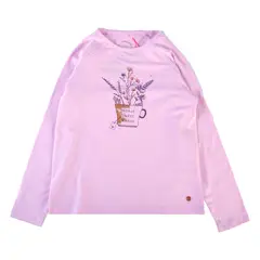 PILLIN - Polera Manga Larga Niña Violeta