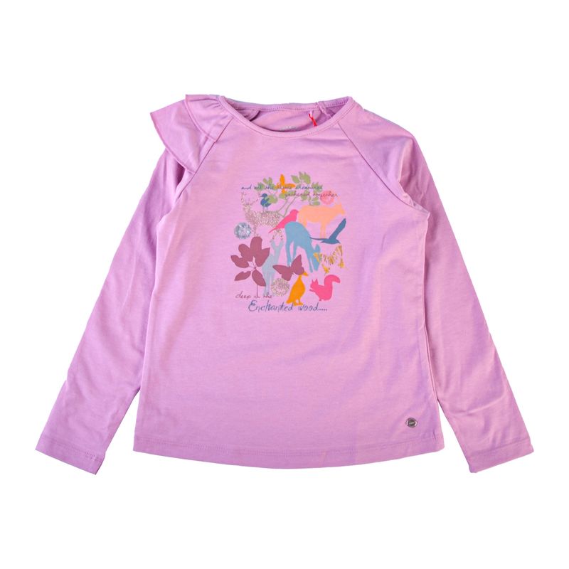 PILLIN - Polera Manga Larga Niña Violeta Pillin - Violeta