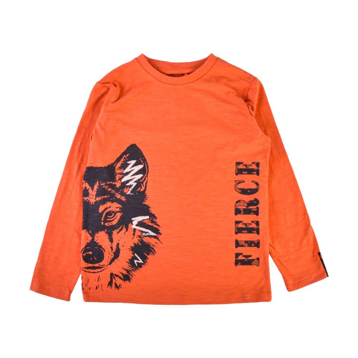 PILLIN - Polera Manga Larga Niño Naranja Pillin PILLIN