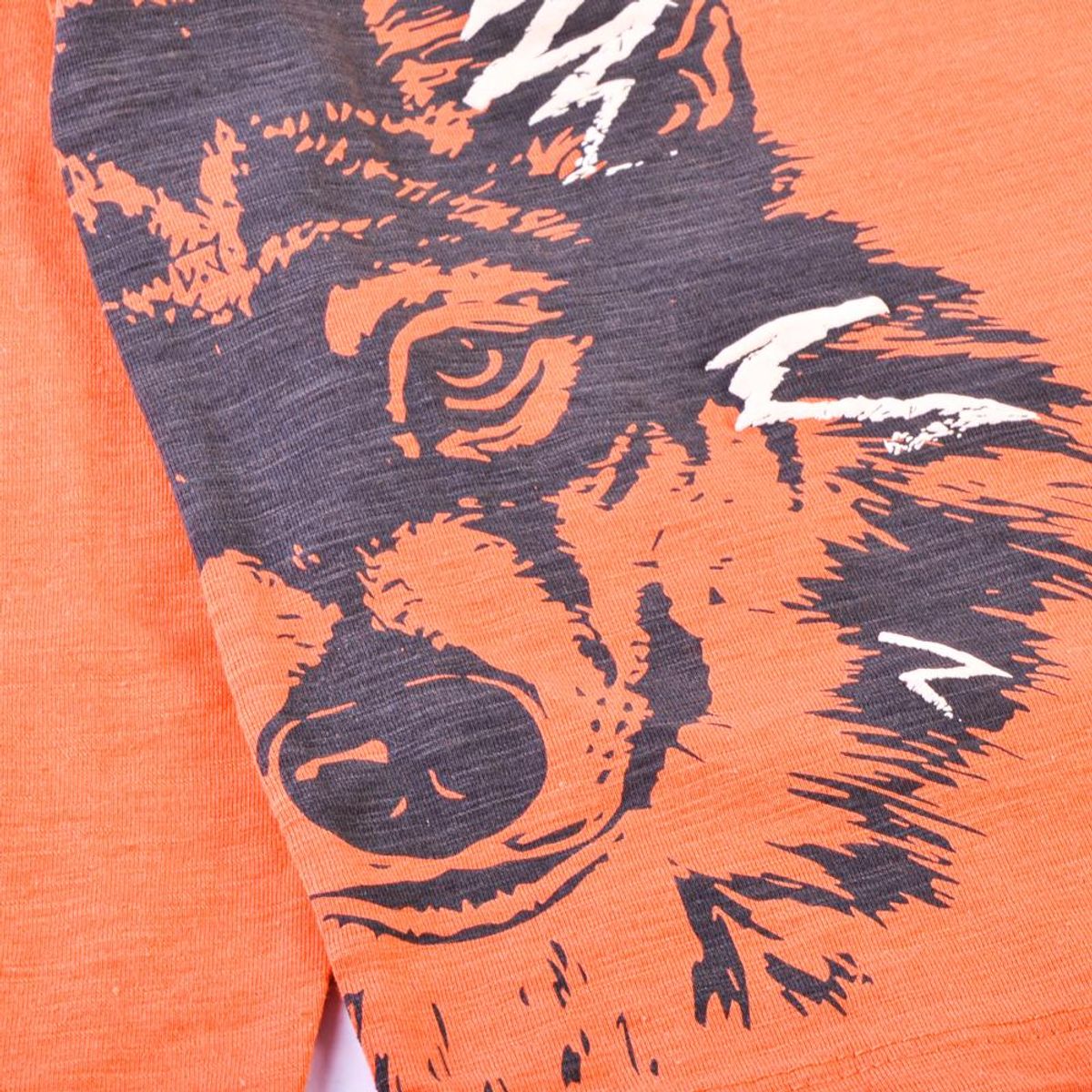 PILLIN - Polera Manga Larga Niño Naranja Pillin PILLIN