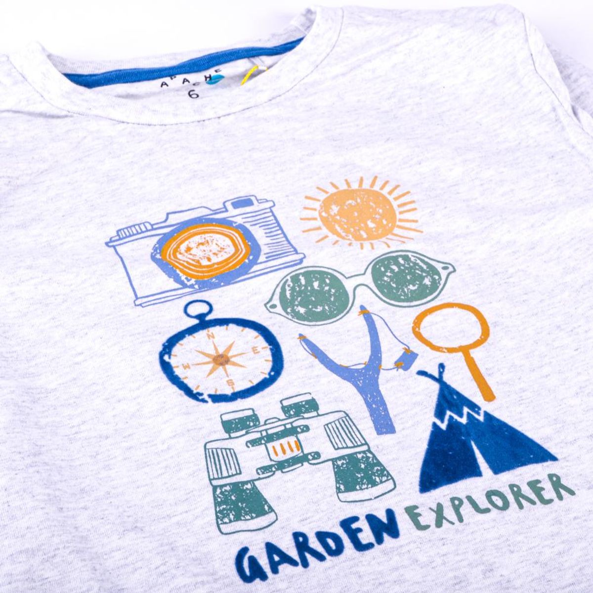 PILLIN - Polera Manga Larga Niño Gris claro Pillin PILLIN