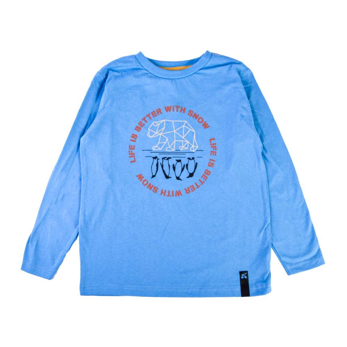 PILLIN - Polera Manga Larga Niño Celeste Pillin PILLIN