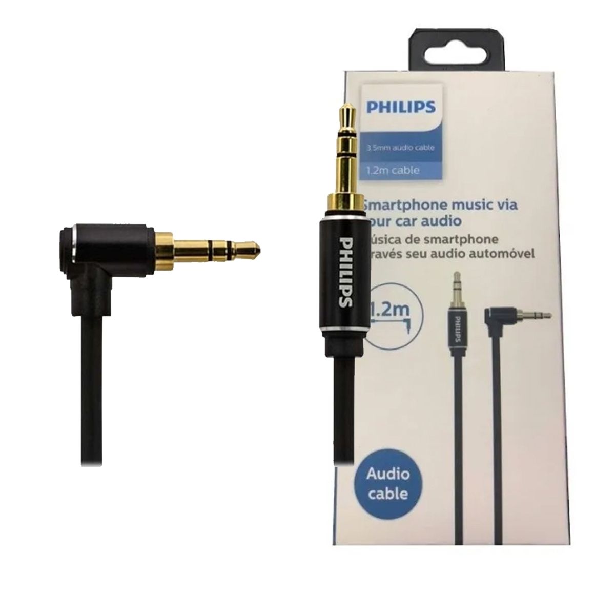PHILIPS - Cable Auxiliar Philips Swa4221/59 90 Grados 1.2mt PHILIPS