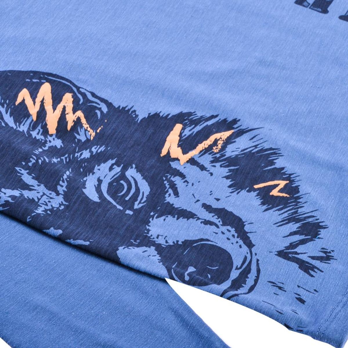 PILLIN - Polera Manga Larga Niño Azul Pillin PILLIN