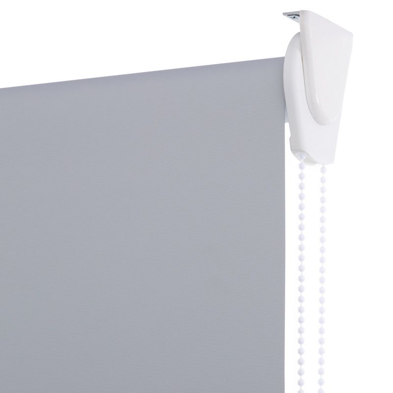 BERTEX - Cortina Roller Blackout Gris 200x170 cm Persiana de altura ajustable