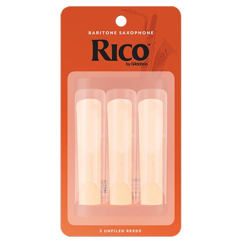 RICO - Set 3 Cañas Saxo Barítono Rico RLA0325, 2.5