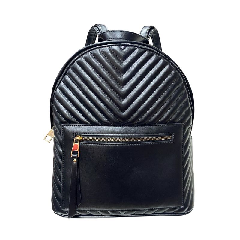 TODOPIEL - Mochila Ecocuero Mujer Negro Todopiel
