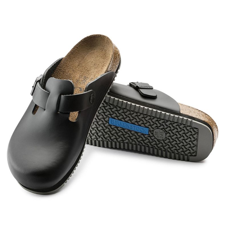 BIRKENSTOCK - Zuecos Boston Negro Birkenstock