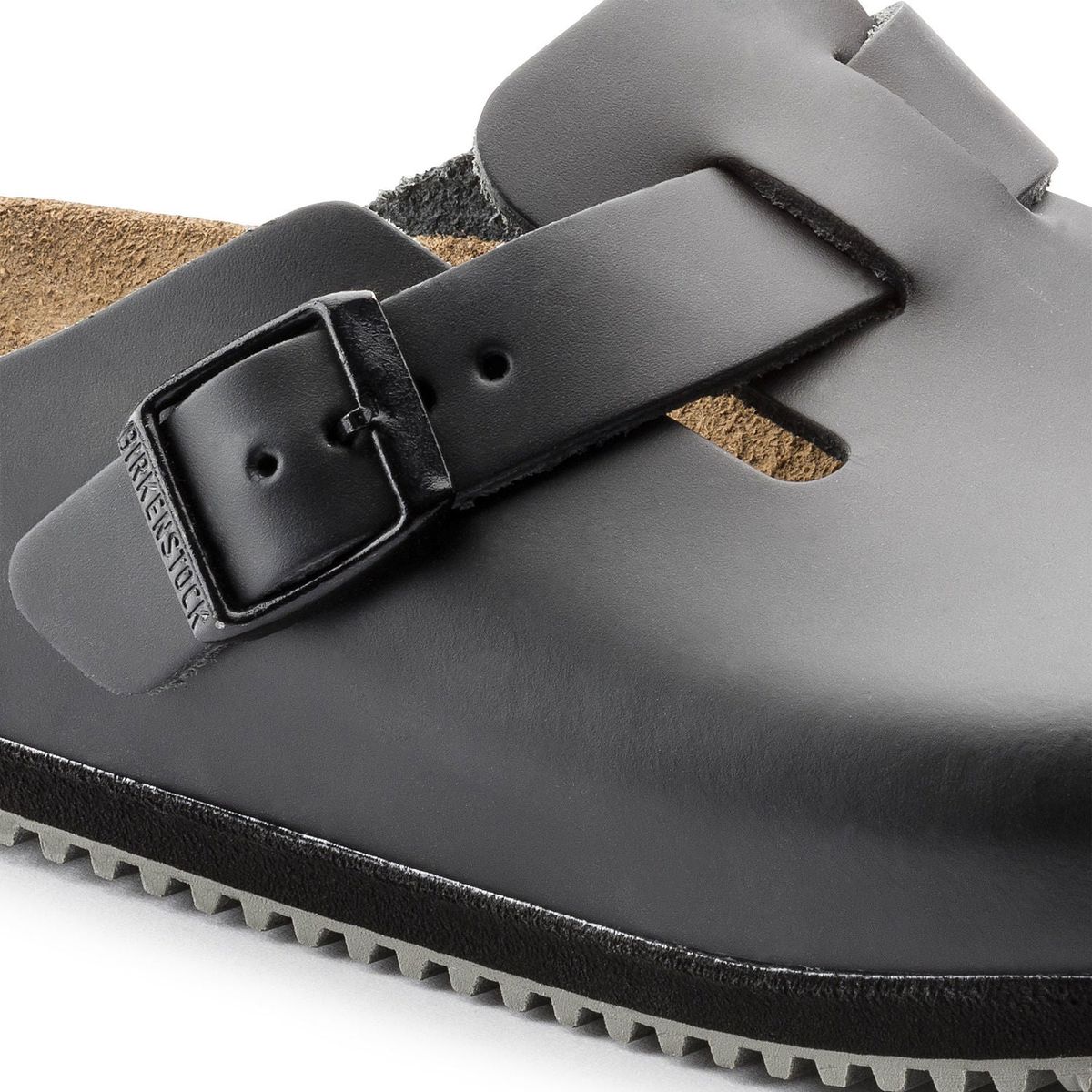 BIRKENSTOCK - Zuecos Boston Negro Birkenstock