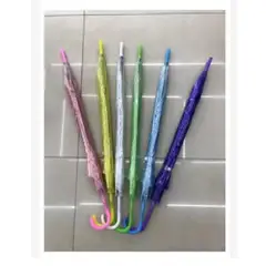 GENERICO - Paraguas Plegable 8 Varillas 60cm Colores Transparente