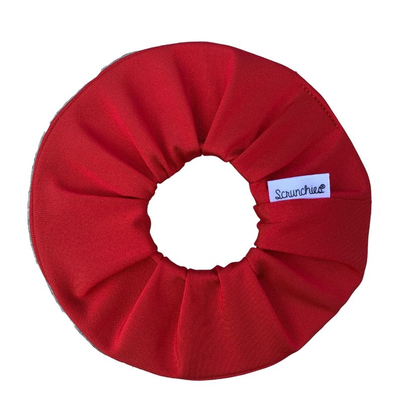 SCRUNCHIES - Scrunchie lycra roja