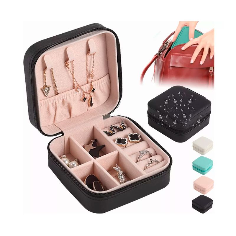 GENERICO - Caja De Almacenamiento De Joyas Joyero Negro