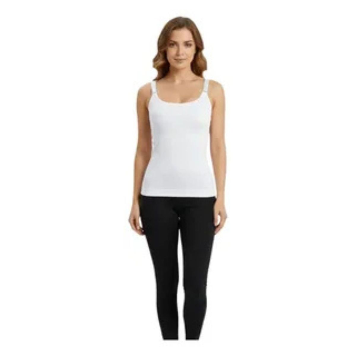 LOOK SHOP - Camiseta Pabilo Reductora Mujer Faja Nylon Compresión Bretel. 1000