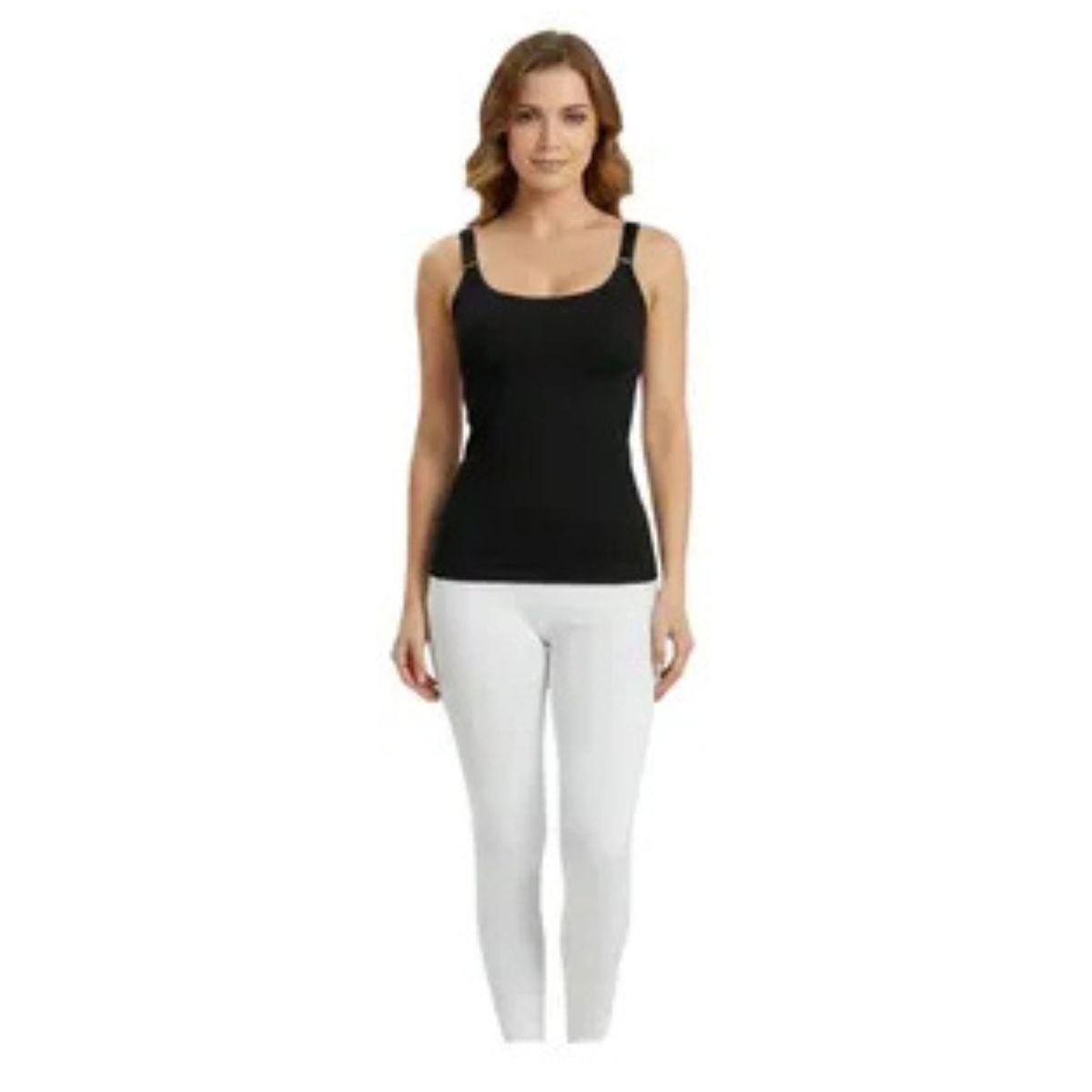 LOOK SHOP - Camiseta Pabilo Reductora Mujer Faja Nylon Compresión Bretel. 1000