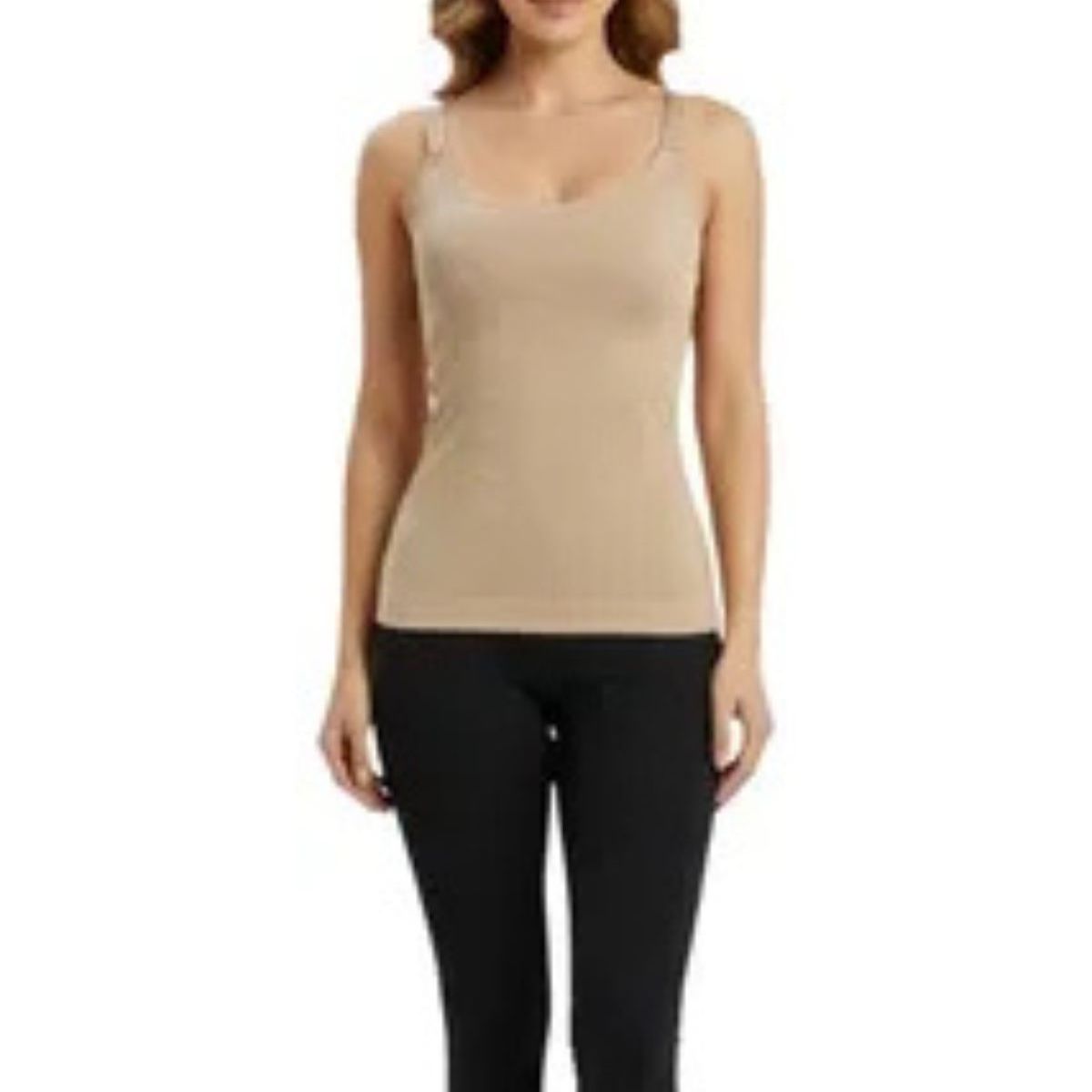 LOOK SHOP - Camiseta Pabilo Reductora Mujer Faja Nylon Compresión Bretel. 1000