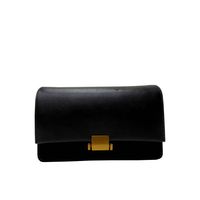 Cartera Cuero Mujer Negro