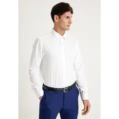PERRY ELLIS - Camisa Formal Hombre Wrinkle Free (Evita Arrugas) Blanco