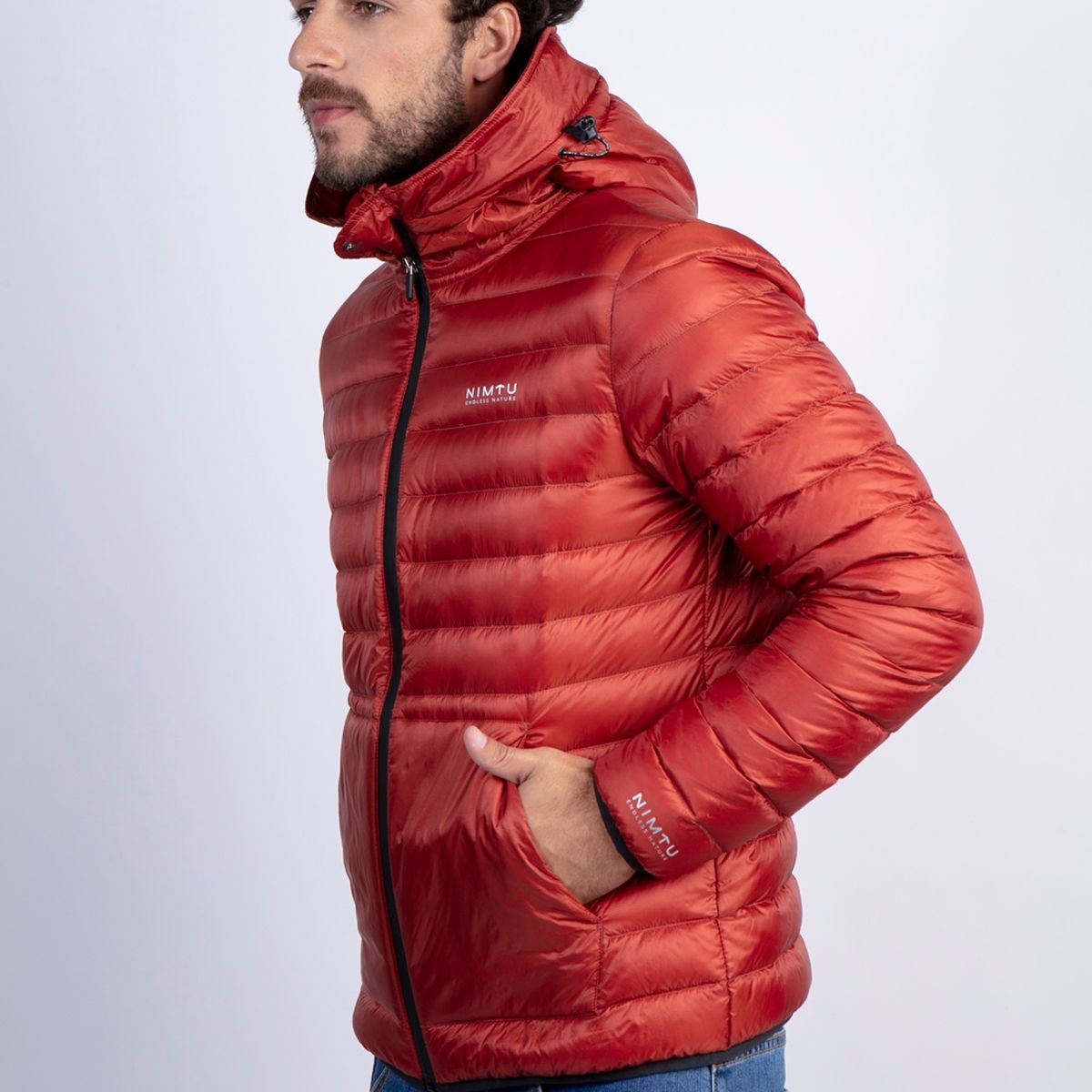 NIMTU - Chaqueta Pluma Lonquimay Rojo Nimtu