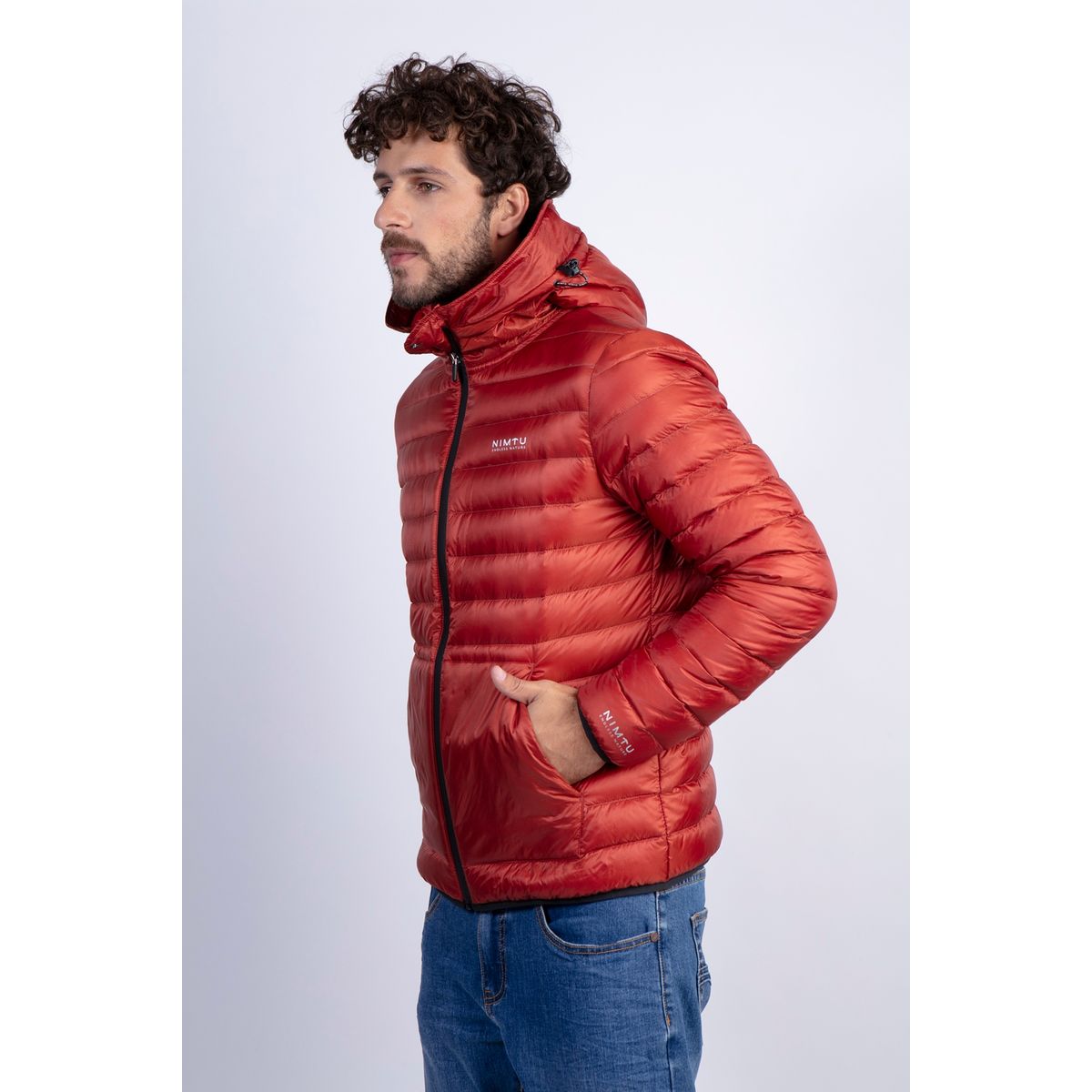 NIMTU - Chaqueta Pluma Lonquimay Rojo Nimtu