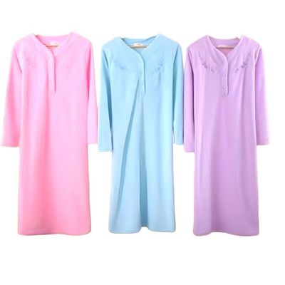 Imagen 2 del producto Pack 3 Camisas De Dormir Mujer Polar Manga Larga
