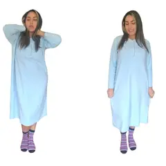 AGW - Pack 3 Camisas De Dormir Mujer Polar Manga Larga