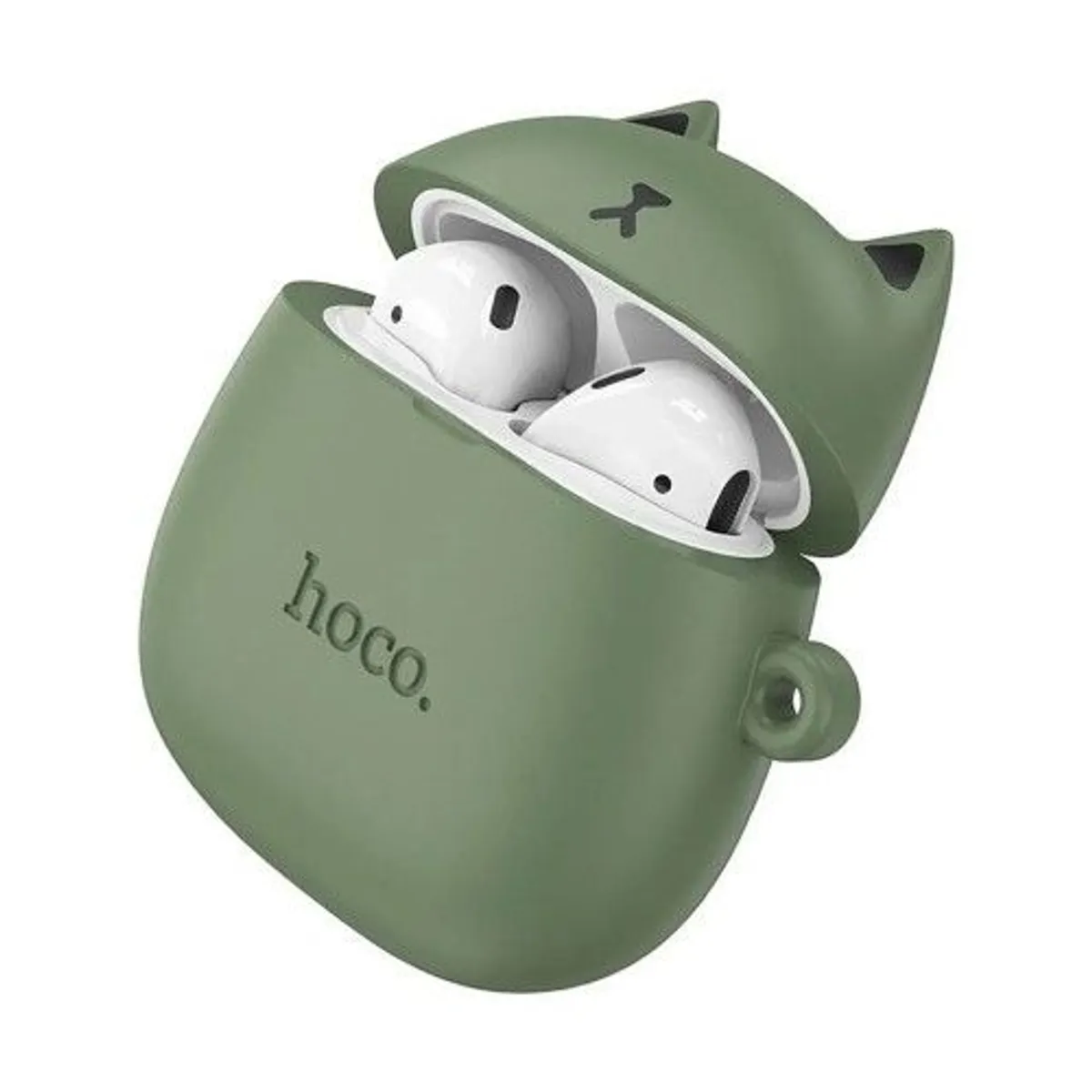 HOCO - Audifonos hoco ew45 con funda de gato verde