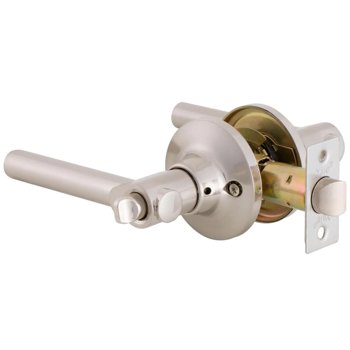 YALE - Cerradura Tubular Yale Toscana Baño Níquel