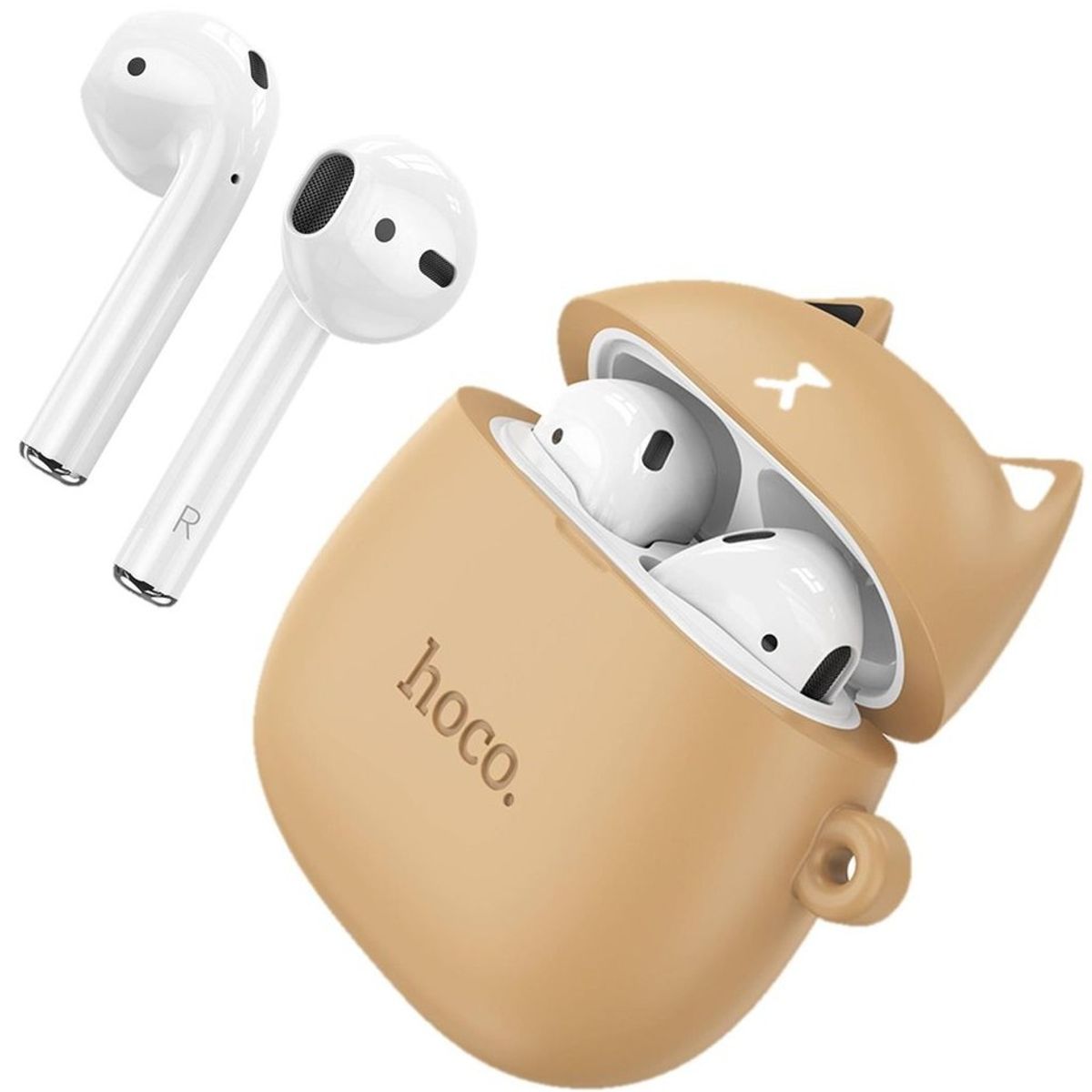 HOCO - Audifonos Hoco EW45 con funda de gato caramelo