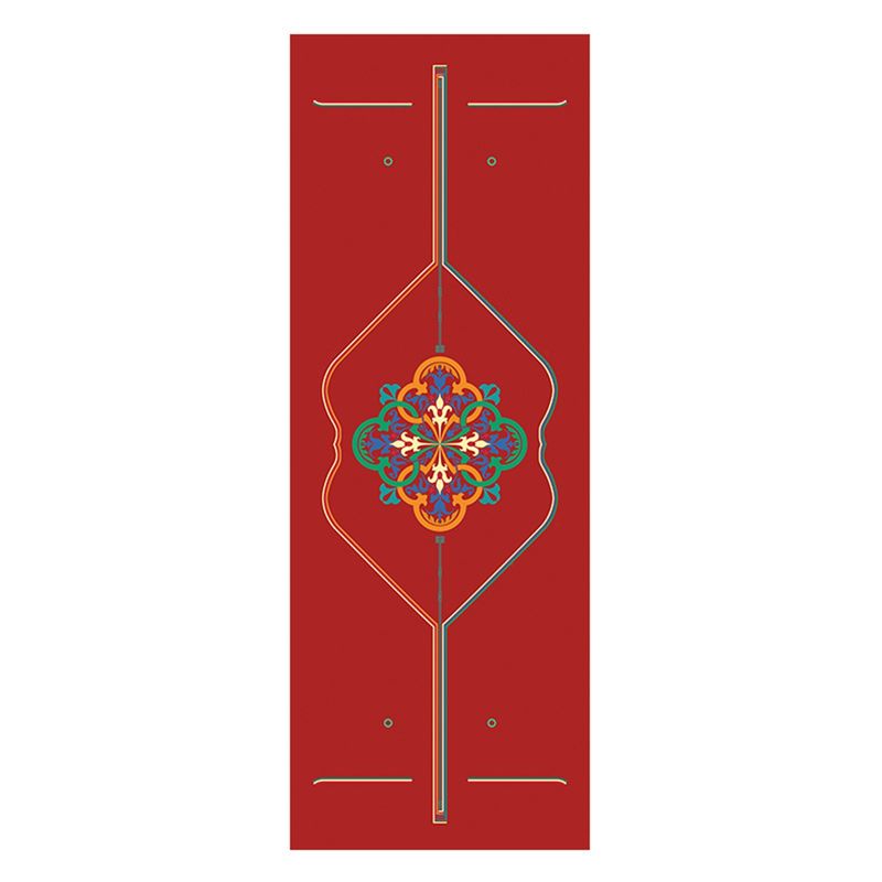 SDFIT - Mat de Yoga Caucho Natural Diseño CYPU0014 5mm - rojo