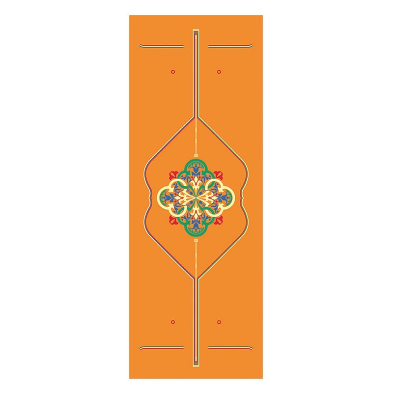 SDFIT - Mat de Yoga Caucho Natural Diseño CYPU0014 5mm - Naranjo